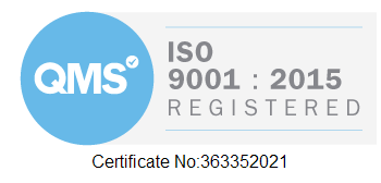 ISO9001 accreditations label